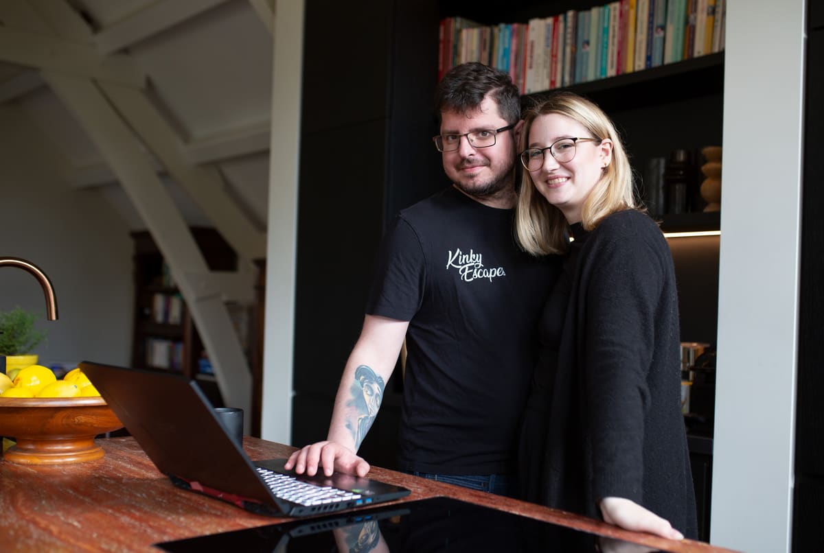 Chrissi y Daniel, los fundadores de Kinky Escapes