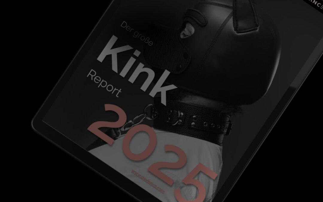 Ein iPad zeigt die Titelseite des Deviance Kink Report 2025.